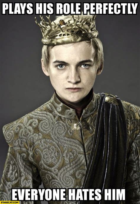 Joffrey plays his role perfectly everybody hates him Game of thrones ...