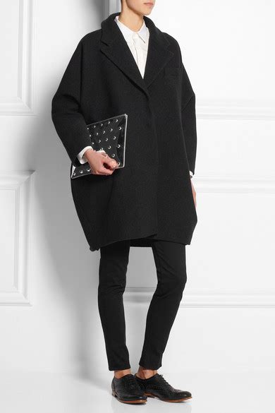 Mm6 Maison Margiela Oversized Wool Blend Coat Net A Portercom