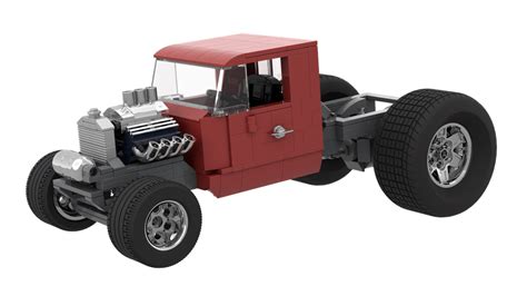 Lego Hot Rod Engine Lego Moc Model B Bucket Hot Rod By Nico