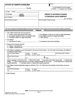 Fillable Online Nccourts Aoc Cv The North Carolina Court System