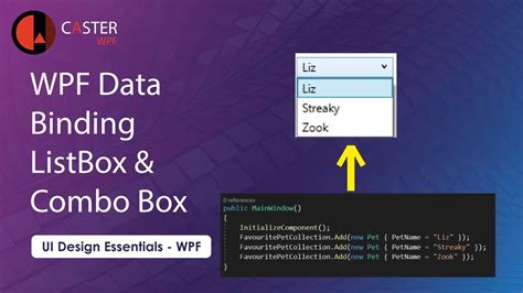 How To Bind Combo Box And List Box In WPF C YouTube