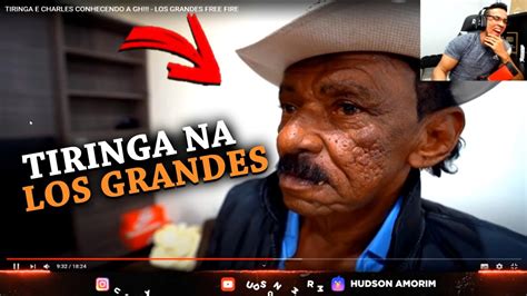 EL TIRINGA HUDSON REAGINDO AO TIRINGA NA MANSAO LOS GRANDES YouTube