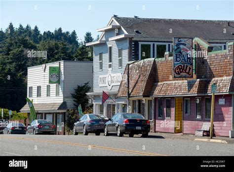 Downtown Port Orford Oregon Stock Photo 127918875 Alamy