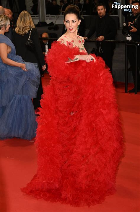 Frederique Bel Flashes Her Nude Breasts At The Th Annual Cannes Film