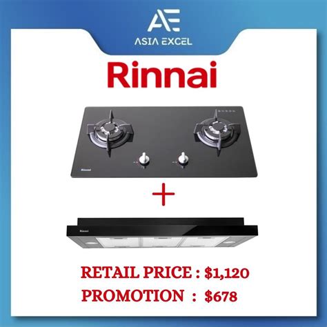 Rinnai Rb S Gbs Burner Hob Rh S Pbr Slim Hood Tv Home