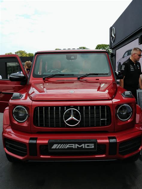 This Red G Wagon I found at Goodwood 2018 : r/mercedes_benz