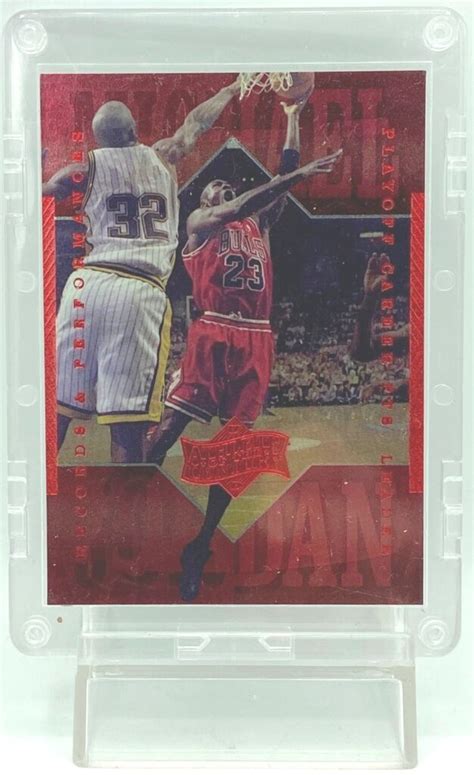 Vintage Upper Deck Athlete Of The Century Michael Jordan Card