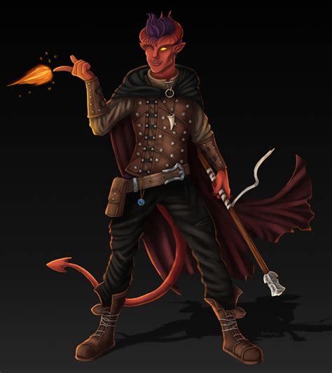 [Art] Tiefling Sorcerer : r/DnD