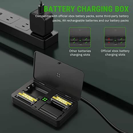 Noiposi Controller Rechargeable Battery Pack For Xbox One And Xbox