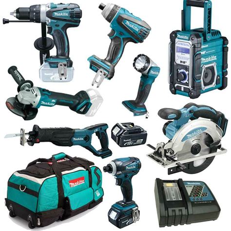 Makita 18V Combo Kit - DTP141 Quadroschrauber Schlagschrauber - 12tlg ...