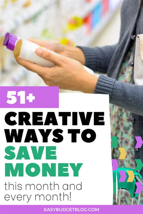 51 Creative Ways To Save Money This Month Easy Budget