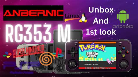 ANBERNIC RG 353M UNBOX AND FIRST LOOK YouTube