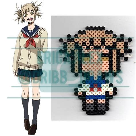 Dabi And Himiko Toga Perler Beads My Hero Academia Etsy