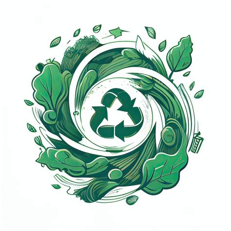 Ilustra O De Setas Verdes Reciclar S Mbolo Eco Cone De Ciclo