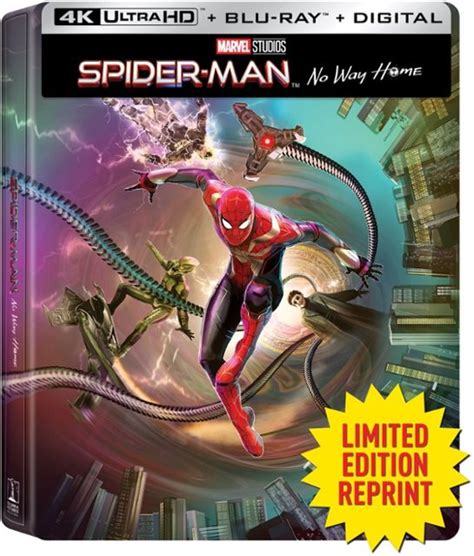 Spider-Man: No Way Home [Limited Edition] [SteelBook] [4K Ultra HD Blu ...