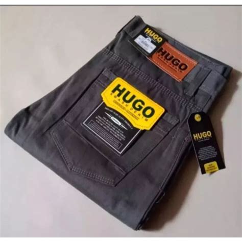 Jual Celana Panjang Chinos Naomi Oxygen Hugo Bahan Kanvas Model Slim