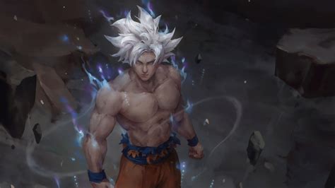 Goku Ultra Instinct White Hair 4k Hd Dragon Ball Super Wallpapers Hd Wallpapers Id 90219