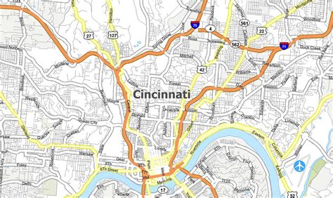 Map Of Greater Cincinnati - South Carolina Map