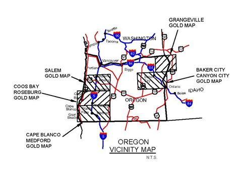 Gold Panning In Washington Map - Maping Resources