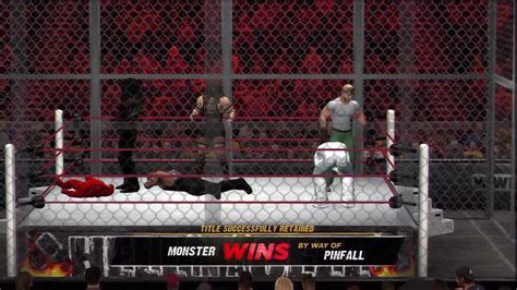 Wwe 12 Caw 6 Man Armageddon Hell In A Cell Match Youtube