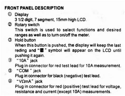 Manual Guide Multimeter Xl830l With Pdf Instructions