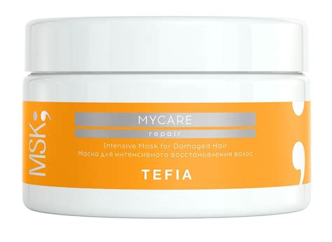Tefia. Маска интенсивная восстанавливающая для поврежденных волос с ...