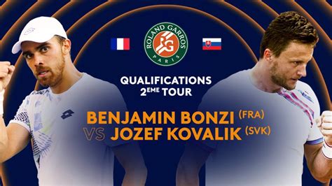 B Bonzi Fra Vs J Kovalik Svk Court N°14 En Replay Roland Garros