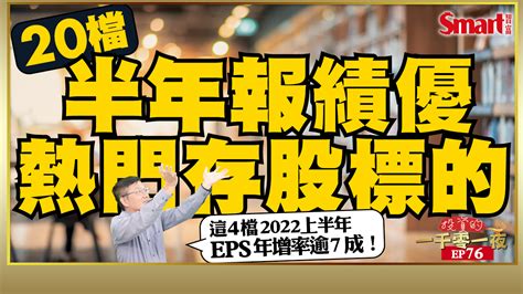 影片》20檔「半年報績優」的熱門存股標的！空頭市場的3個存股投資提醒 財富網編輯嚴選 股票 商周財富網