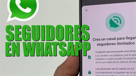 Cómo crear un canal en WhatsApp para tener seguidores YouTube