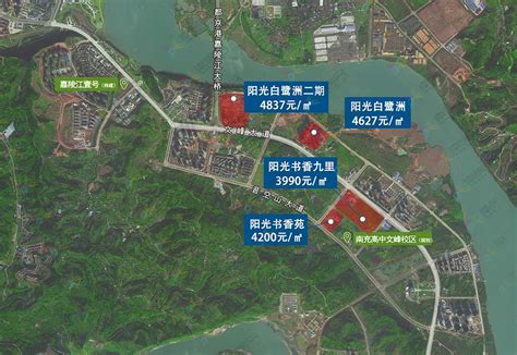 南充最新房价地图 含主城区14个板块74个楼盘楼市南房网·南充房产网