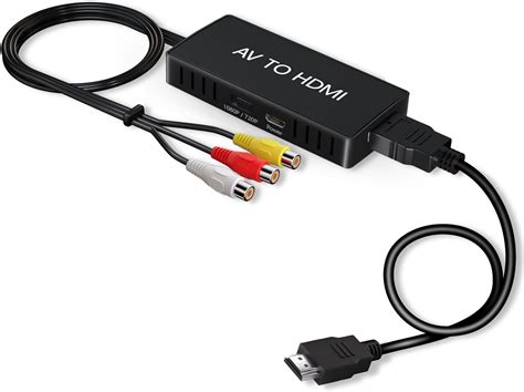 Vixlw Rca Vers Hdmi Adaptateur Av Vers Hdmi P Composite Cvbs Av