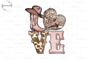 Western Valentine Sublimation Bundle Graphic By Karieslady Creative