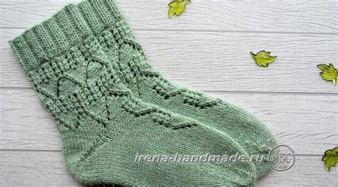 Носки (вязание, схемы и фото) - Irena Handmade | Вязаные носки, Носки ...