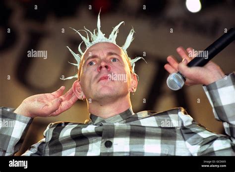 John Lydon Aka Johnny Rotten Lead Singer Of Veteran Punk Band The Sex Pistols Performs