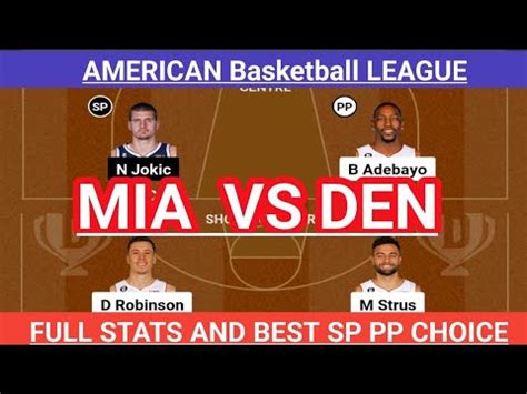 Mia Vs Den Dream Den Vs Mia Dream Team Production Nba