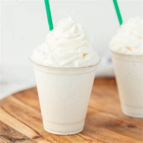 Starbucks Vanilla Bean Frappuccino Recipe (and VIDEO) - Easy Frappe