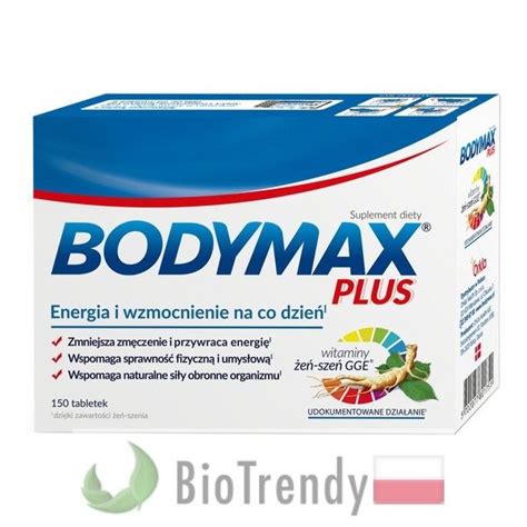 Bodymax Plus Tabletki Z Witaminami Biotrendy