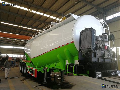 3 Axle 40000 42000 50000 Liters Powder And Granular Materials Tank Price Fuel Tanker Truck Semi