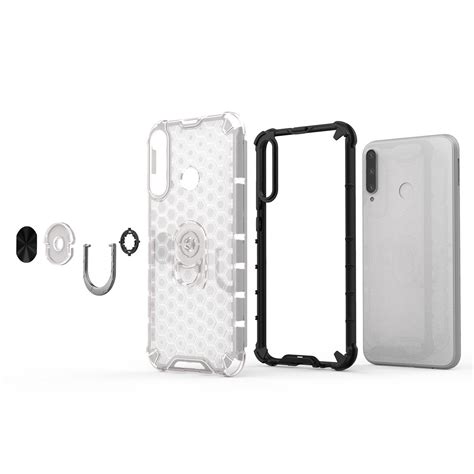 For Huawei Y P Shockproof Honeycomb Pc Tpu Ring Holder