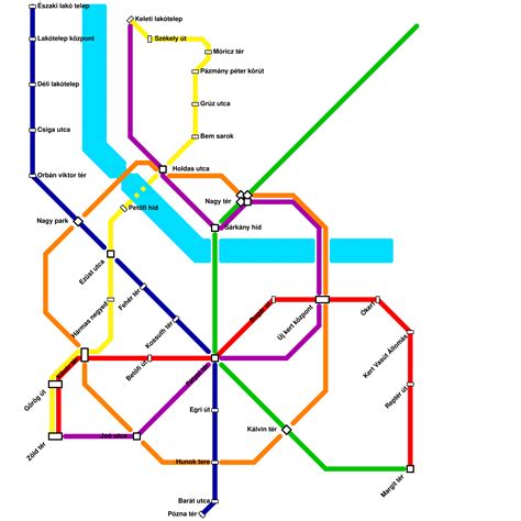 Budapest - Metro Map Maker