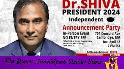 Exclusive Interview With Presidential Candidate Dr Shiva Ayyadurai