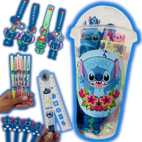 Kit Papelaria Fofa Lillo Stitch Disney Kawaii Presente Frete grátis