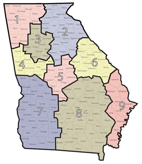 Georgia District Map