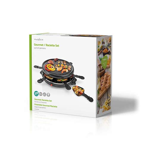 Nedis Gourmette Raclette Grill Persons Round I Rewardshop