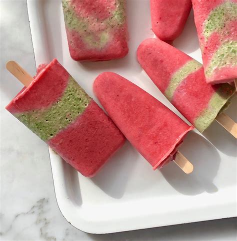 Strawberry And Mint Icy Poles Popsicles — Torello Farm