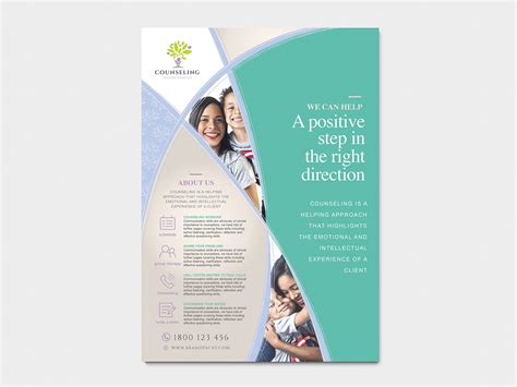 A4 Counselling Service Poster Advertisement Template In Psd Ai