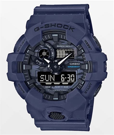 G Shock Ga Ca A Navy Blue Digital Analog Watch