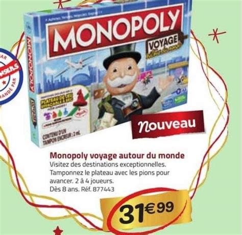 Promo Monopoly Voyage Autour Du Monde Chez La Grande R Cr