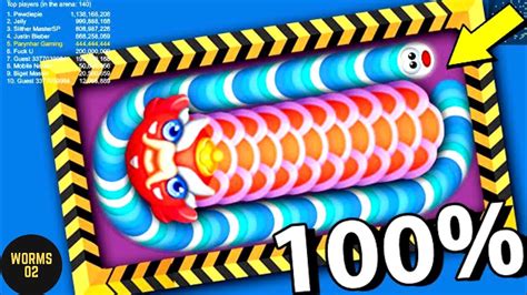 Wormate Io Worms Zone Io Pro Skills Gameplay Worms