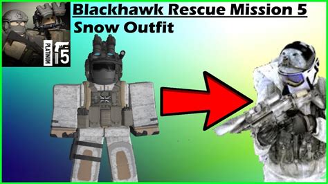 Roblox Snow Outfit Black Hawk Rescue Mission Youtube